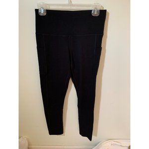 Fengbay Womens Size Medium Leggings Black Pants Pockets Athletic Soft